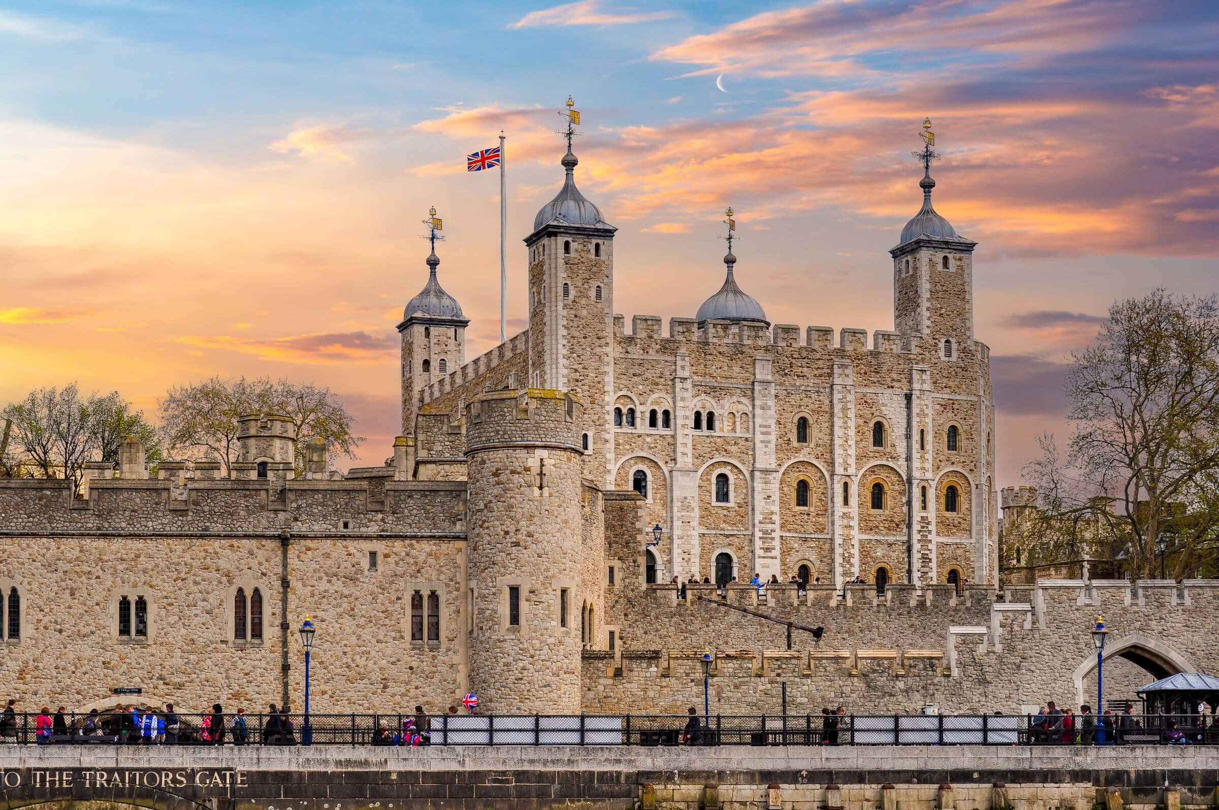 La Torre de Londres al atardecer